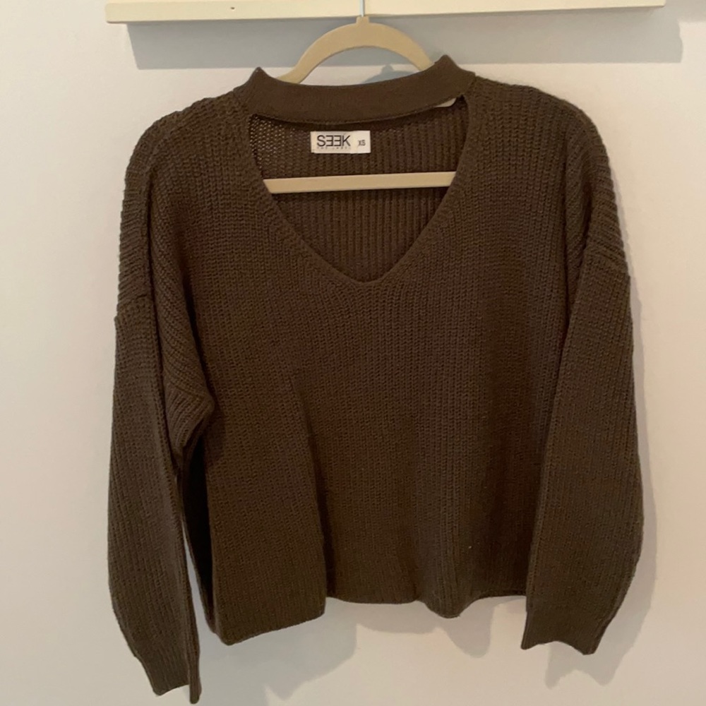 Choker sweater from LF. XS